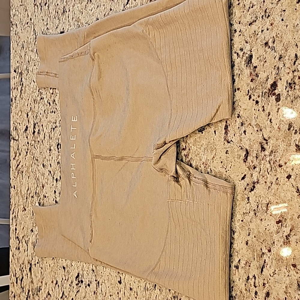 ALPHALETE TIGHTS - NUDE